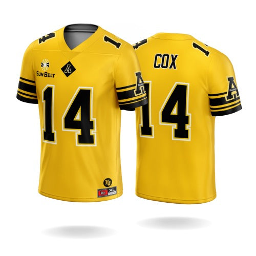 Youth Marcus Cox Replica Appalachian State Football Jersey