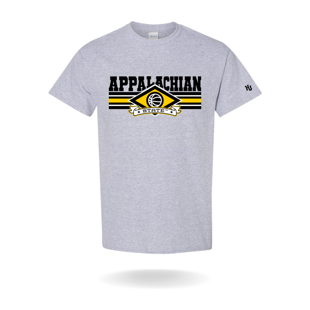 App State Basketball Stripe Tee