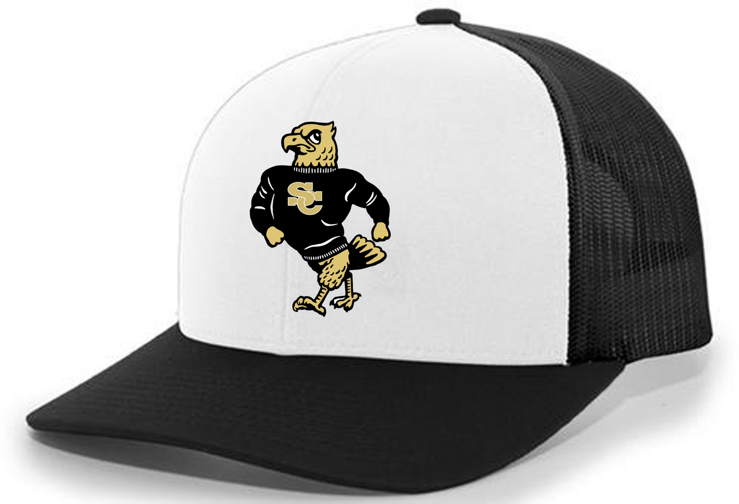 SCHS Buff Eagle Trucker Flexfit Cap