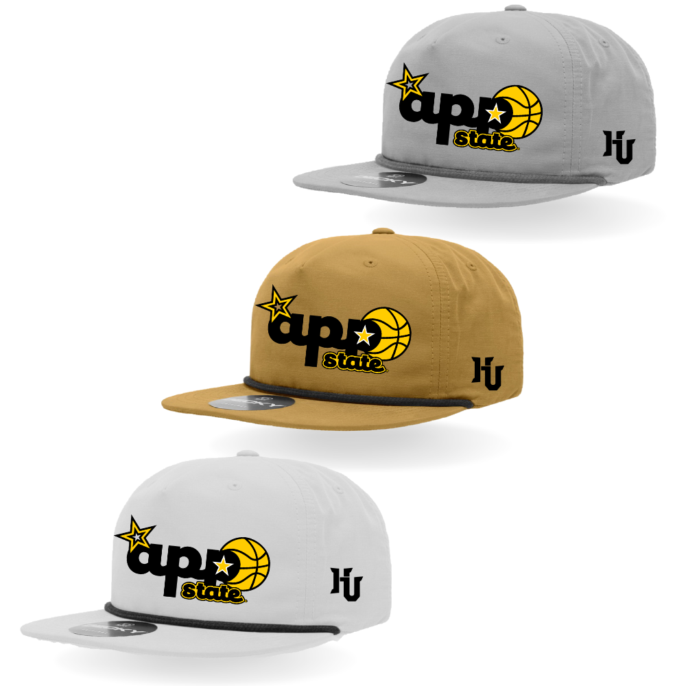 Retro App State Basketball Rope Hat