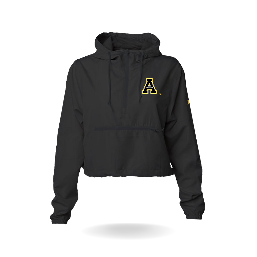 Ladies App State Block A Crop Windbreaker