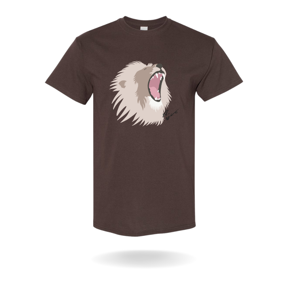 KaRon White Roaring Lion Tee