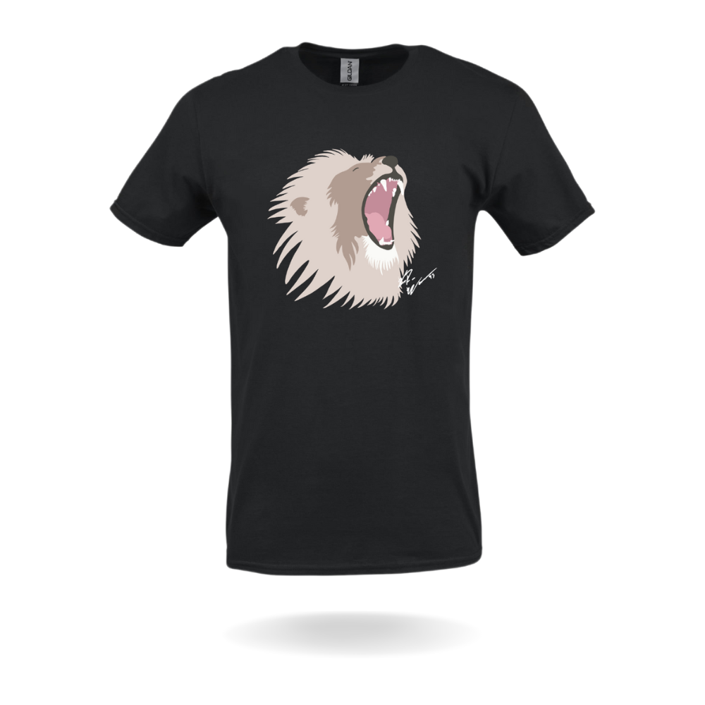 KaRon White Roaring Lion Tee