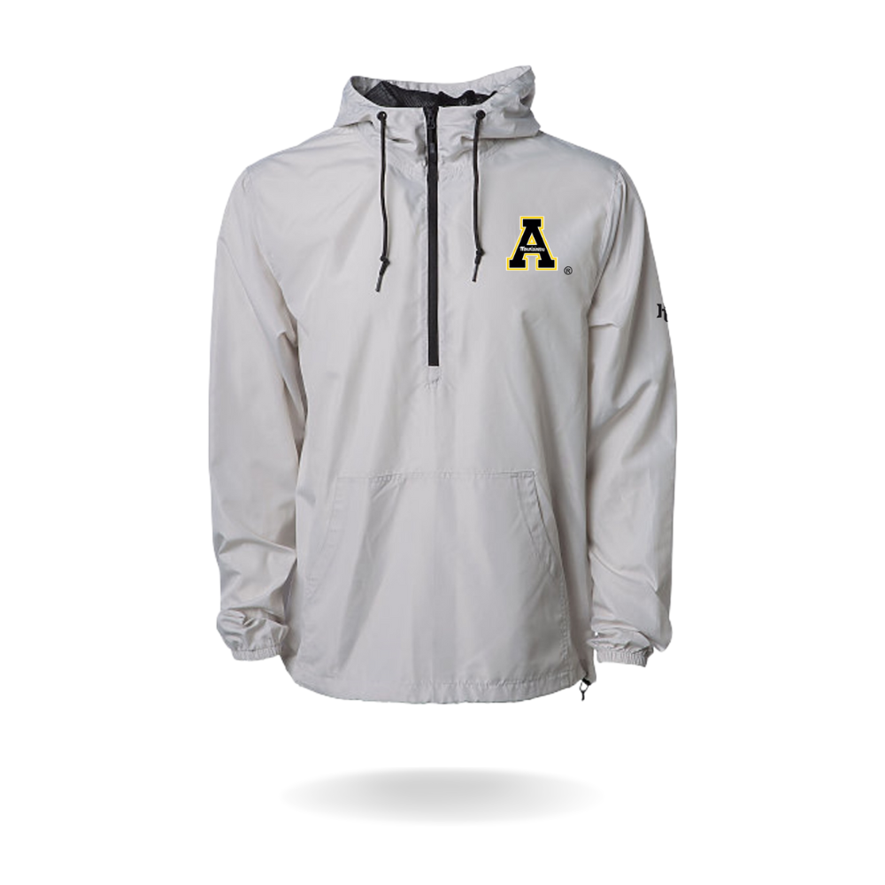 App State Block A Windbreaker Pullover with Hood