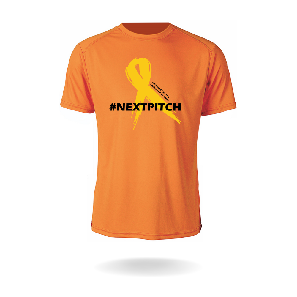 Next Pitch Childhood Cancer and Leukemia Awareness Performance Shirt